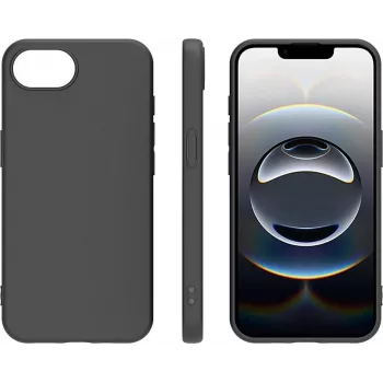 4smarts TPU dėklas iPhone 17e / 16e, juodas (541815)