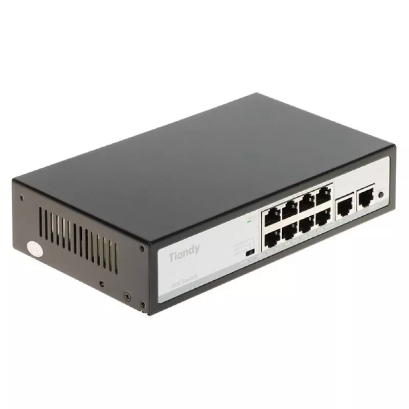 8-Port Tiandy PoE Switch TC-P3S010