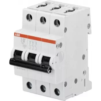 ABB 2CDS253001R0024 3 polių 2A C charakteristikos miniatiūrinis automatinis jungiklis 6kA