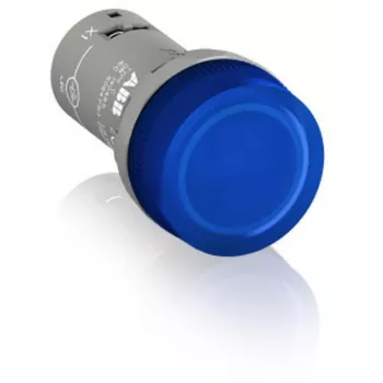 ABB CL2-502L mėlynos spalvos LED indikatoriaus lemputė 24V AC/DC, 22mm montavimas 1SFA619403R5024