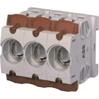 ABB ISS 63/3 D0 saugiklių laikiklis 63A 3 polių 400V AC DIN bėgio montavimas 2CDE163001R1902