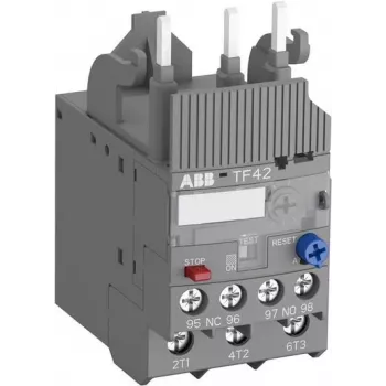 ABB TF42-5.7 šiluminė perkrovos relė 4,2-5,7 A, 10 klasė, 3 polių, 1NO+1NC, varžtiniai gnybtai 1SAZ721201R1038