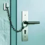 ABUS ABTS21540 durų grandinė su apsauginiu žiedu, nikeliuotas plienas, 215 mm