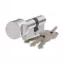 ABUS dvipusis cilindras 45x55mm matinis nikelis ilgas 3 raktai