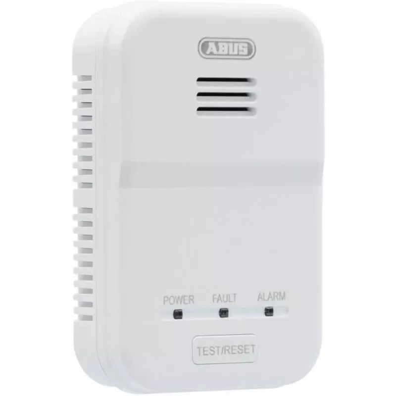 ABUS GWM100ME Dujų signalizatorius – gamtinių dujų (metano) detektorius, montuojamas ant sienos, 230V