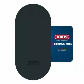 ABUS Security-Center BRIDGE One Smart Home Wireless LAN Bridge (ABBO10000B), juoda, 230 V, su Bluetooth