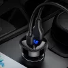ACEFAST automobilinis įkroviklis 66W USB Type C / USB, PPS, Power Delivery, Quick Charge 4.0, AFC, FCP juodas (B4 black)
