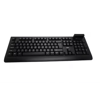 Acer AKW320 Wired Keyboard with Smart Card Reader, US International Layout, Black
