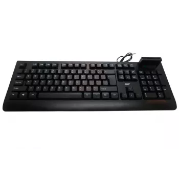 Acer AKW320 Wired Keyboard with Smart Card Reader, US International Layout, Black