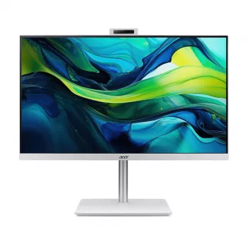 Acer Aspire C27A-GRPL All-in-One PC, Intel Core 5 120U, 16GB DDR4, 512GB SSD, 27 inch Full HD IPS ekranas, Windows 11 Home, sidabrinis