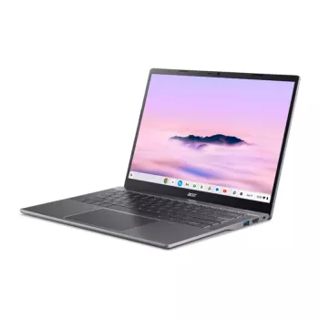 Acer Chromebook Plus 514 CBE594-2-TCO-373B - 14 colių Full HD IPS, Intel Core 3 100U, 8GB LPDDR5, 256GB SSD, ChromeOS, apšviesta klaviatūra, aliuminio viršutinis dangtelis