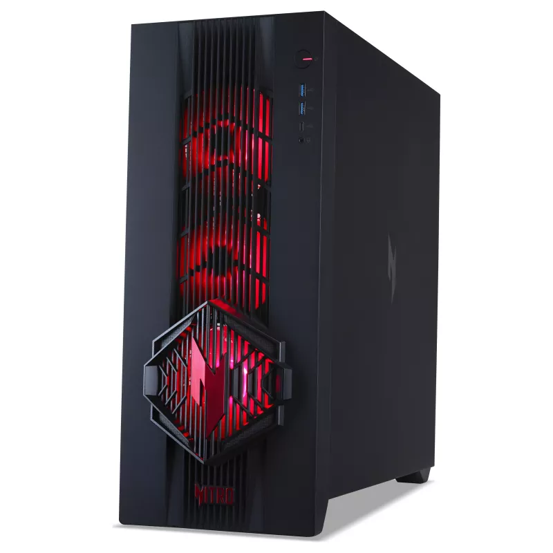 Acer Nitro 70 N70X3D-100 žaidimų stalinis kompiuteris, AMD Ryzen 7 9800X3D, 32GB DDR5, 1TB SSD, RTX 5070, Windows 11 Home