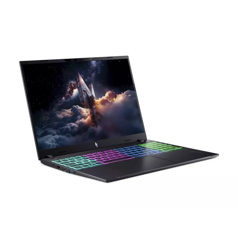 Acer Nitro ANV16-A71-R0YK žaidimų nešiojamasis kompiuteris, 17,3 colio QHD 165Hz, Intel Core i7-13620H, 16GB DDR5, 1TB SSD, RTX 4060 8GB, Windows 11 Home, anglų/rusų klaviatūra, obsidiano juoda
