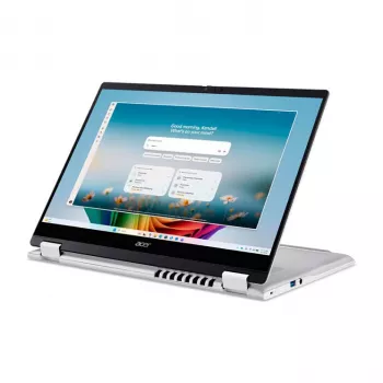 Acer Swift Spin 14 AI konvertuojamas nešiojamas kompiuteris, Intel Core Ultra 9 386H, 16 GB RAM, 512 GB SSD, 14 colių WUXGA jutiklinis ekranas, Windows 11 Home, plieno pilka