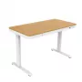ACJ ACTIVEJET Elektrinis aukščio reguliuojamas stalas 120x60 ET119S Balta/Ąžuolas