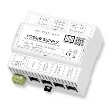 ACO PS45-15-PRO-13 Video maitinimo šaltinis DIN 15V, 3A