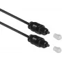 ACT 1,2 m SPDIF TOSlink optinis garso kabelis, vyriškas-vyriškas, juodas, su maišeliu AC3690