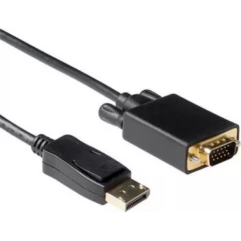 ACT 2m DisplayPort (vyriškas) į VGA (vyriškas) konversijos kabelis (AK3999)