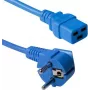 ACT 3 m kampuotas Schuko į C19 mėlynas maitinimo laidas 16A 250V AK5174