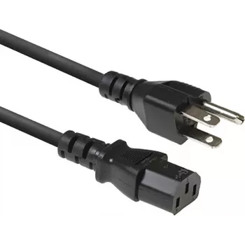 ACT AK5443 maitinimo laidas NEMA 5-15P į IEC C13 1m juodas