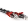 ACT juodas 1 m U/UTP CAT6A kryžminis tinklo kabelis su RJ45 jungtimis (IB6201)
