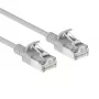 ACT pilkas 2,5 m LSZH S/FTP CAT6A plonas apsaugotas nuo užkabinimo tinklo kabelis (DB7053)
