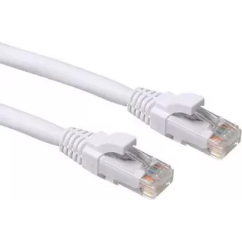 ACT IB6310 10m Cat6a U/UTP baltas tinklo kabelis (RJ45, 500 MHz, 10GbE, be užkabinimų, T568B)
