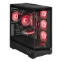 Actina stalinis kompiuteris AMD Ryzen 5 5600 16GB DDR4 500GB SSD NVIDIA GeForce RTX 5060 Windows 11 Home Midi Tower juodos spalvos
