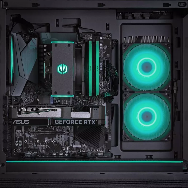 Actina PC AMD Ryzen 5 7500F 16GB DDR5 1TB SSD AMD Radeon RX 7900 GRE Windows 11 Home Midi Tower juoda