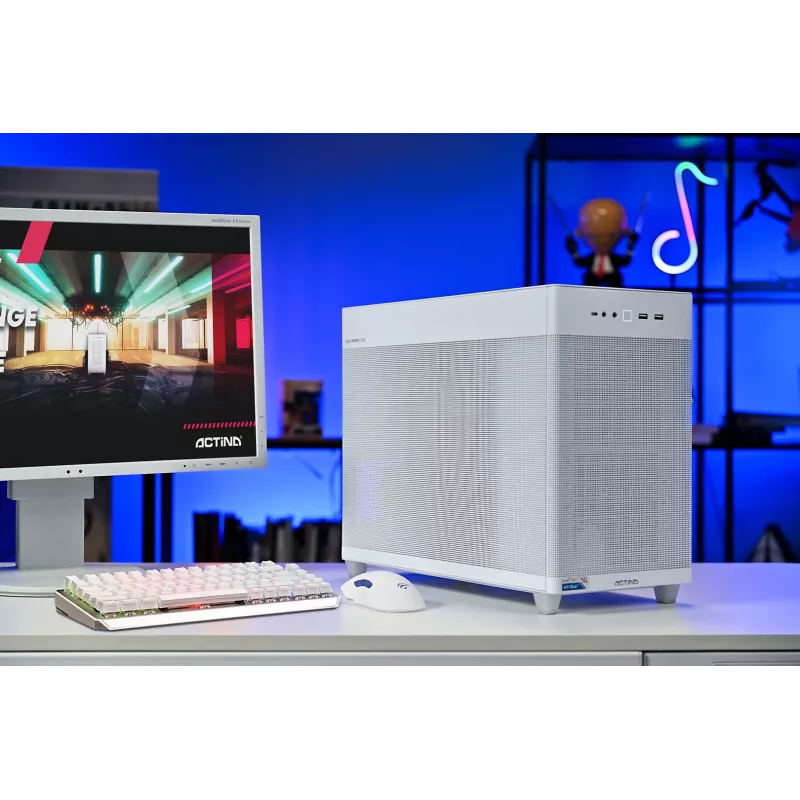 Actina PC AMD Ryzen 7 7800X3D 32 GB DDR5-SDRAM 1 TB SSD NVIDIA GeForce RTX 5070 Ti Mini Tower White