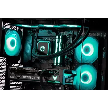 Actina PC AMD Ryzen 7 7800X3D 32 GB DDR5-SDRAM 1 TB SSD NVIDIA GeForce RTX 5070 Ti Windows 11 Home Midi Tower Black
