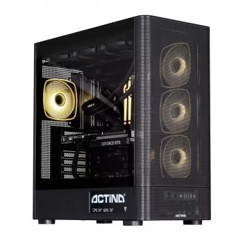 Actina PC AMD Ryzen 9 9900X3D 32 GB DDR5-SDRAM 1 TB SSD NVIDIA GeForce RTX 5070 Ti Windows 11 Home Midi Tower Juoda