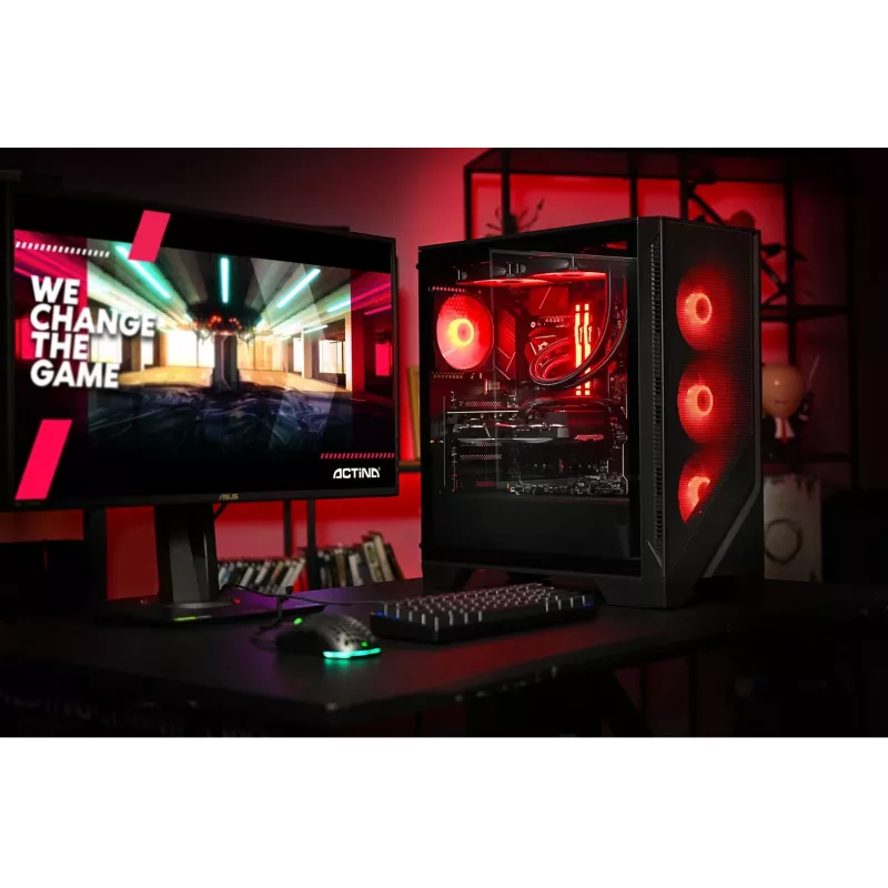 ACTINA PC Intel Core Ultra 7 265KF 32 GB DDR5-SDRAM 2 TB SSD NVIDIA GeForce RTX 5070 Midi Tower Black