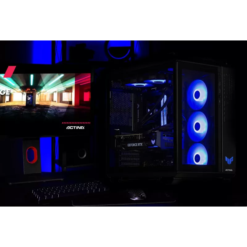 Actina PC Intel Core Ultra 9 285K 64 GB DDR5-SDRAM 2 TB SSD NVIDIA GeForce RTX 5090 Midi Tower Black