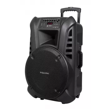 ACTIVE KEY Aktyvi kolonėlė su 2 belaidžiais mikrofonais UHF, SD, Bluetooth, FM, USB, 60 W