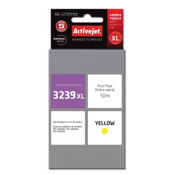 Activejet AB-3239YNX Supreme geltonas rašalo kasetė (50 ml, suderinama su Brother LC3239XLY)