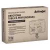 Activejet APB-006W besisukantis perforuotos lentos stalo organizatorius, pilka ir balta