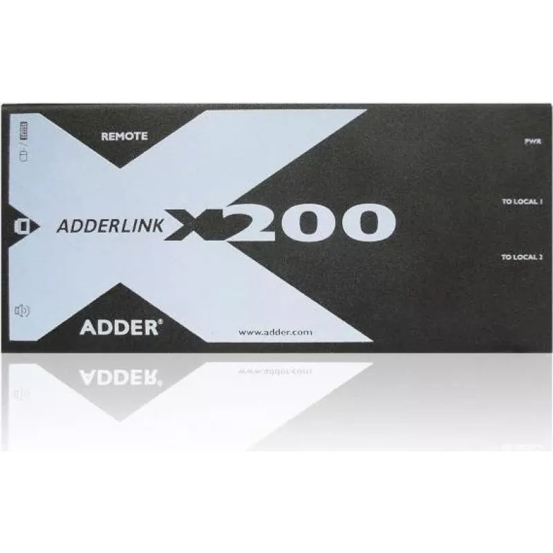 Adder X200-USB/P-IEC AdderLink X200 VGA USB KVM prailgintuvo rinkinys per CAT5/5e/6/7 iki 100m