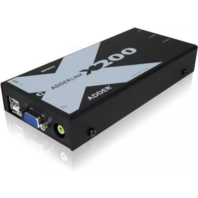 Adder X200-USB/P-IEC AdderLink X200 VGA USB KVM prailgintuvo rinkinys per CAT5/5e/6/7 iki 100m