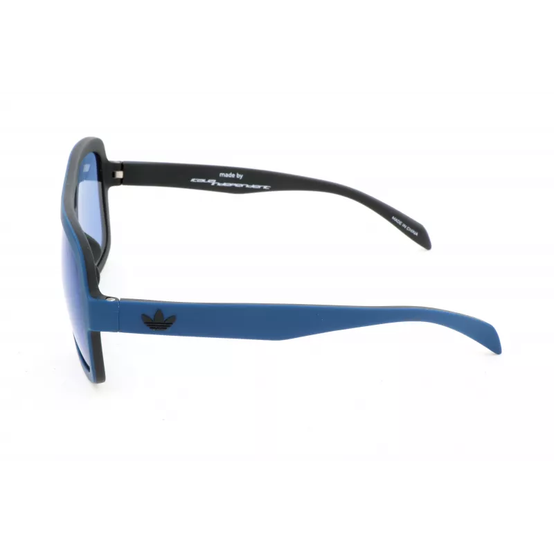 Adidas AOR011-021009 Vyriški sportiniai stačiakampiai akiniai nuo saulės 54/19/140 mm Juodas rėmelis Pilki lęšiai UV400