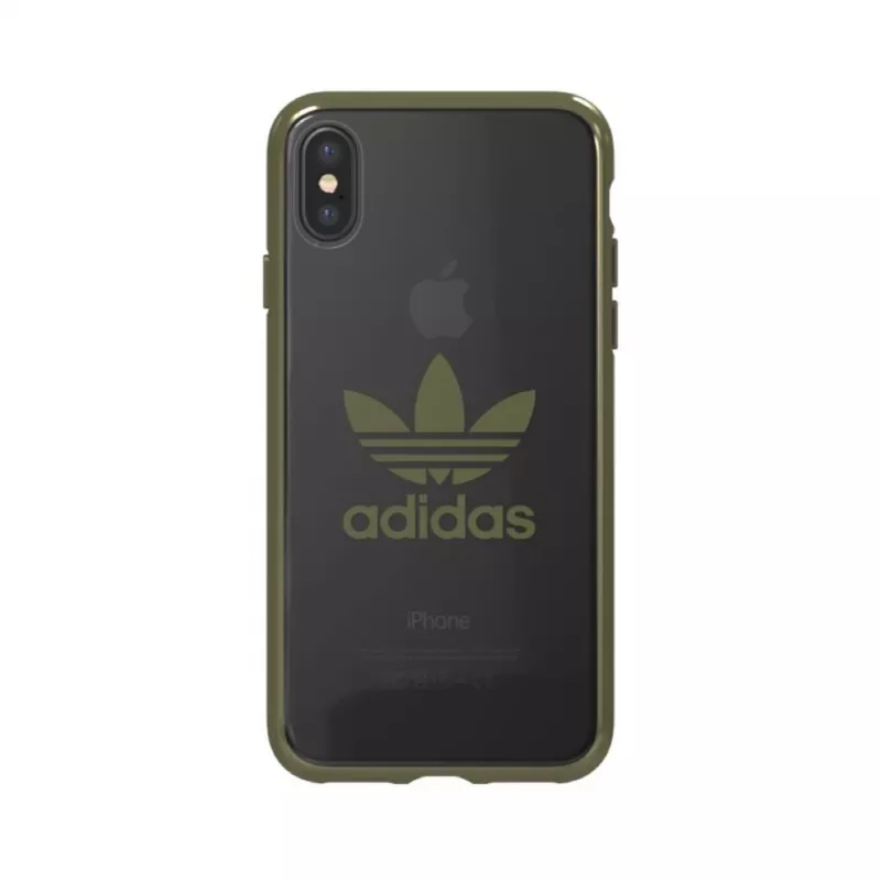 Adidas Apple iPhone X/Xs OR Clear Case Green