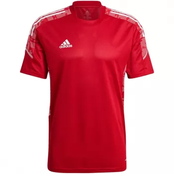 adidas Condivo 21 treniruočių marškinėliai Primeblue raudoni GH7166 dydis S