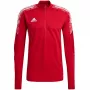 adidas Condivo 21 treniruočių viršus Primeblue raudonas GH7155 vyriškas megztinis