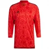 adidas Condivo 22 ilgomis rankovėmis vyrų vartininko marškinėliai raudoni