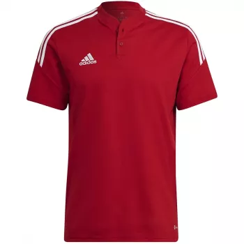 adidas Condivo 22 Polo Raudona H44107 S Vyriški futbolo marškinėliai