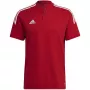 adidas Condivo 22 Polo Raudona H44107 S Vyriški futbolo marškinėliai