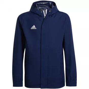 adidas Entrada 22 visų oro sąlygų švarkas tamsiai mėlynas IK4012