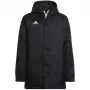 adidas Entrada 22 Stadium vaikiška striukė juoda H57569