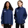 adidas Entrada 26 visiems orams vaikiškas švarkas tamsiai mėlynas JZ9103 116cm