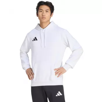 adidas Entrada 26 vyriškas džemperis su gobtuvu White M